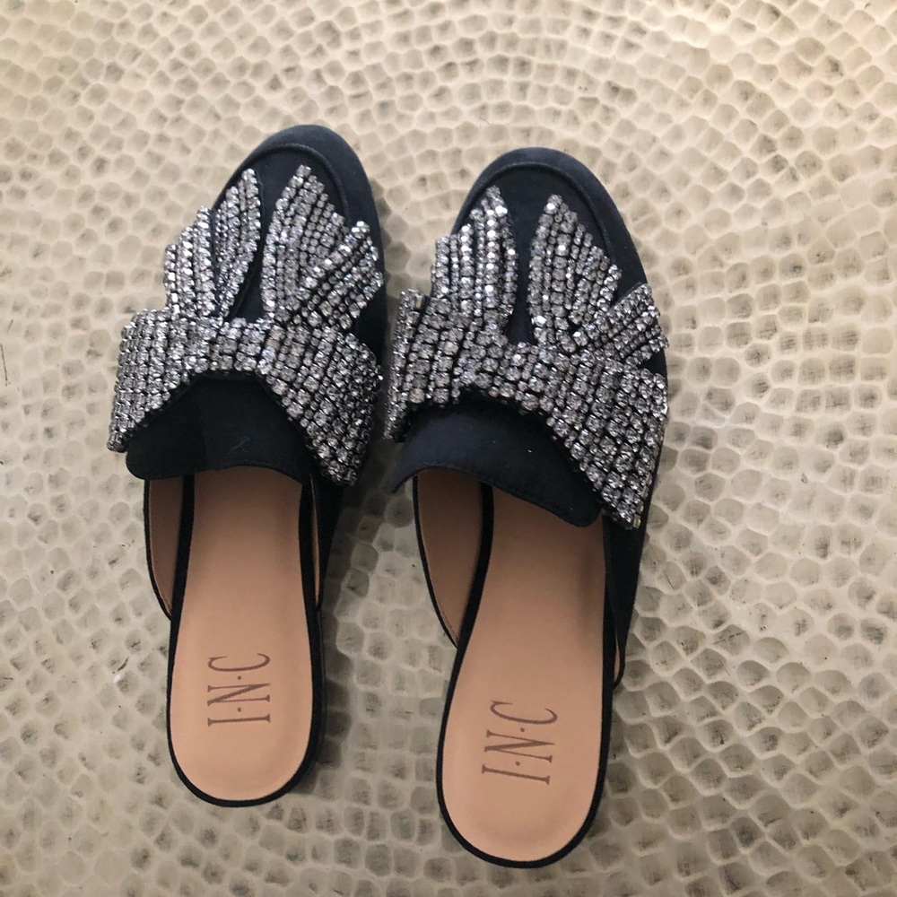 INC suede slides